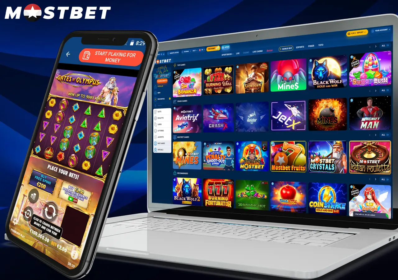 Mostbet Casino's 8,000+ Titles from Top Developers
